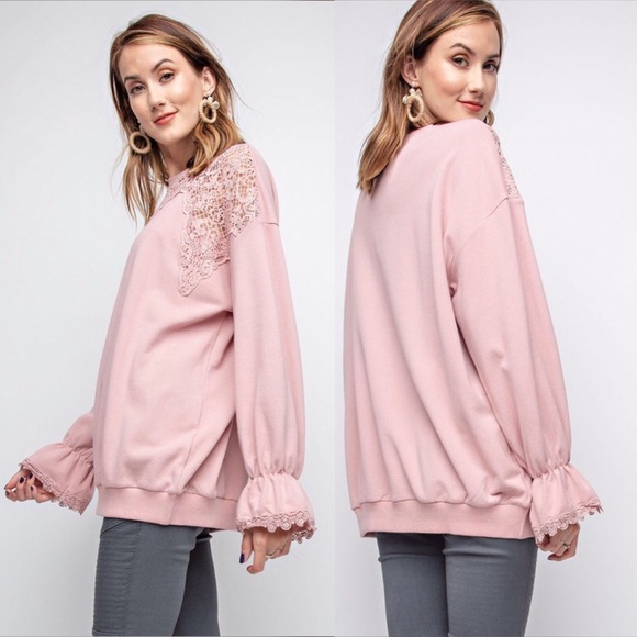 Crocheted Detail Pullover - Picture 4 of 5